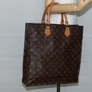 LOUIS VUITTON Monogram Sac Plat Hand Bag M51140 LV Auth 143117-20