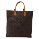 LOUIS VUITTON Monogram Sac Plat Hand Bag M51140 LV Auth 143117-2