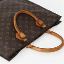 LOUIS VUITTON Monogram Sac Plat Hand Bag M51140 LV Auth 143117-6