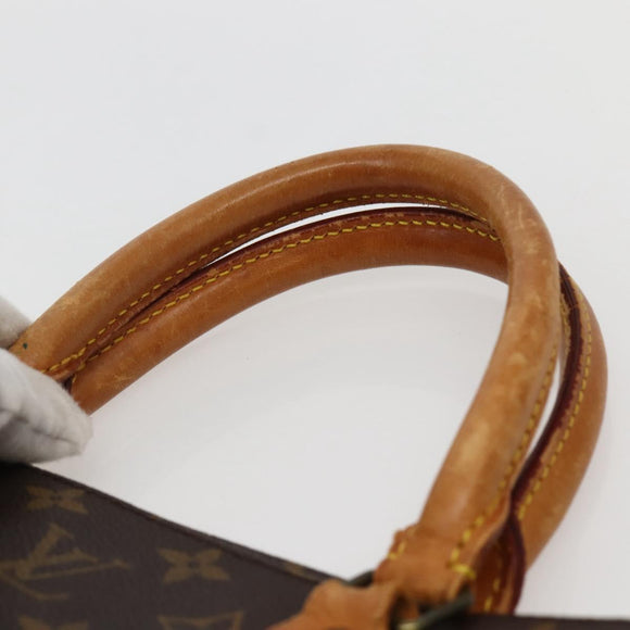 LOUIS VUITTON Monogram Sac Plat Hand Bag M51140 LV Auth 143117