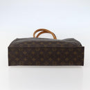 LOUIS VUITTON Monogram Sac Plat Hand Bag M51140 LV Auth 143117-5