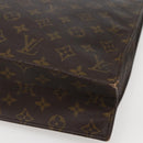 LOUIS VUITTON Monogram Sac Plat Hand Bag M51140 LV Auth 143118-9
