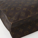 LOUIS VUITTON Monogram Sac Plat Hand Bag M51140 LV Auth 143118-14