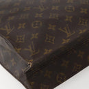 LOUIS VUITTON Monogram Sac Plat Hand Bag M51140 LV Auth 143118-16