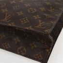 LOUIS VUITTON Monogram Sac Plat Hand Bag M51140 LV Auth 143119-10