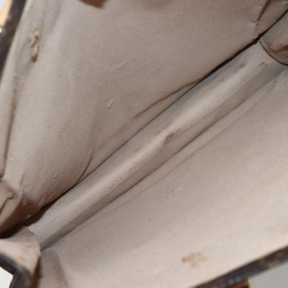 LOUIS VUITTON Monogram Sac Plat Hand Bag M51140 LV Auth 143119