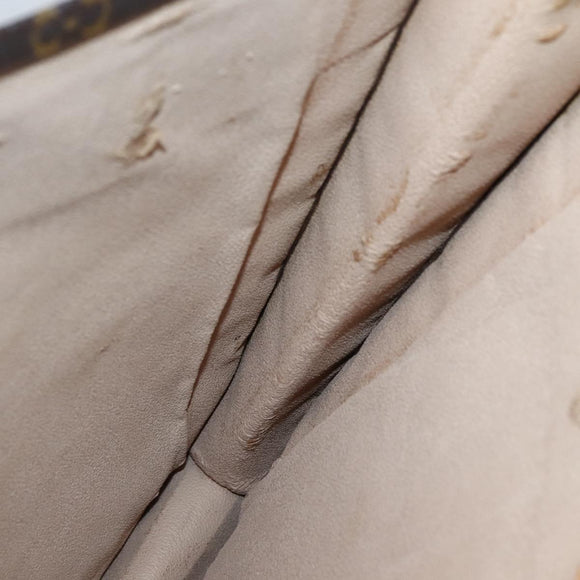 LOUIS VUITTON Monogram Sac Plat Hand Bag M51140 LV Auth 143119