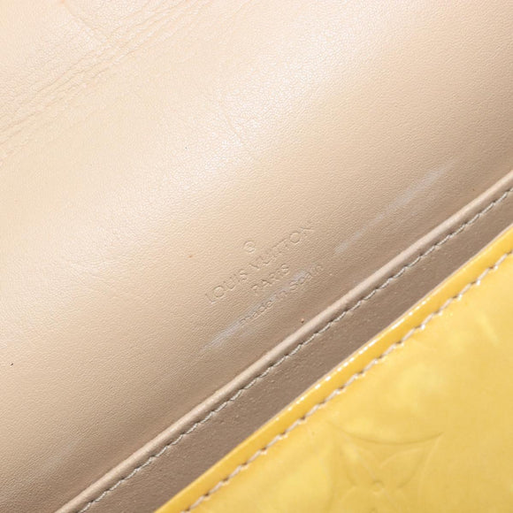 LOUIS VUITTON Monogram Vernis Thompson Street Bag Beige M91301 LV Auth 143121