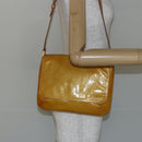 LOUIS VUITTON Monogram Vernis Thompson Street Bag Beige M91301 LV Auth 143121-21