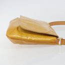 LOUIS VUITTON Monogram Vernis Thompson Street Bag Beige M91301 LV Auth 143121-4