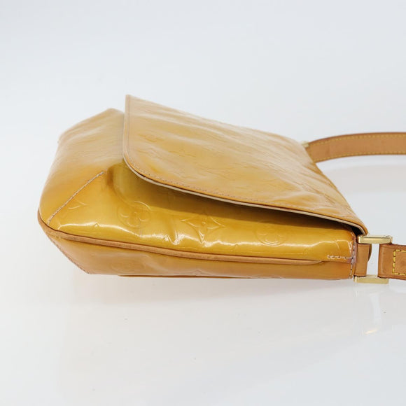 LOUIS VUITTON Monogram Vernis Thompson Street Bag Beige M91301 LV Auth 143121