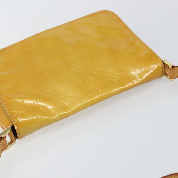 LOUIS VUITTON Monogram Vernis Thompson Street Bag Beige M91301 LV Auth 143121