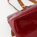 LOUIS VUITTON Vernis Rosewood Avenue Hand Bag Pomme D'amour M93507 Auth 143122-17