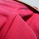 LOUIS VUITTON Vernis Rosewood Avenue Hand Bag Pomme D'amour M93507 Auth 143122-12