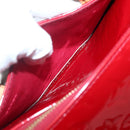 LOUIS VUITTON Vernis Rosewood Avenue Hand Bag Pomme D'amour M93507 Auth 143122-11