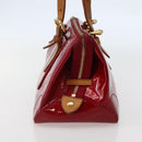 LOUIS VUITTON Vernis Rosewood Avenue Hand Bag Pomme D'amour M93507 Auth 143122-4
