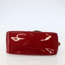 LOUIS VUITTON Vernis Rosewood Avenue Hand Bag Pomme D'amour M93507 Auth 143122-5