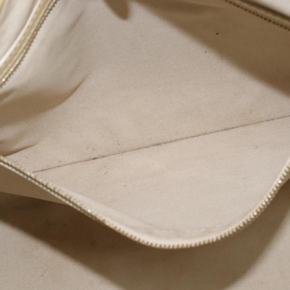 LOUIS VUITTON Monogram Vernis Wilshire MM Hand Bag Broncorail M91441 Auth 143123