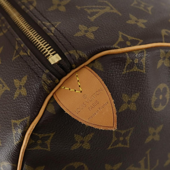 LOUIS VUITTON Monogram Keepall 55 Boston Bag M41424 LV Auth 143130V