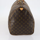 LOUIS VUITTON Monogram Keepall 55 Boston Bag M41424 LV Auth 143130V-4