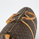 LOUIS VUITTON Monogram Keepall 55 Boston Bag M41424 LV Auth 143130V-6