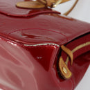 LOUIS VUITTON Vernis Rosewood Avenue Hand Bag Pomme D'amour M93507 Auth 143133-9