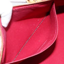 LOUIS VUITTON Vernis Rosewood Avenue Hand Bag Pomme D'amour M93507 Auth 143133-23
