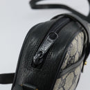 GUCCI GG Supreme Sherry Line Shoulder Bag PVC Navy Gold 89 02 055 Auth 143138-10