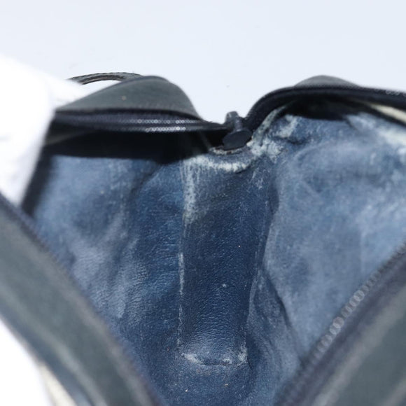 GUCCI GG Supreme Sherry Line Shoulder Bag PVC Navy Gold 89 02 055 Auth 143138