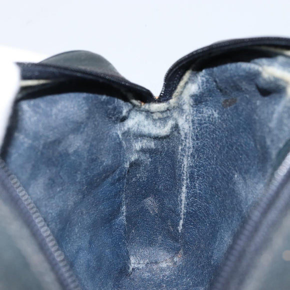 GUCCI GG Supreme Sherry Line Shoulder Bag PVC Navy Gold 89 02 055 Auth 143138