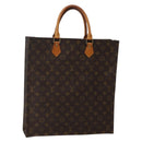 LOUIS VUITTON Monogram Sac Plat Hand Bag M51140 LV Auth 143141-1