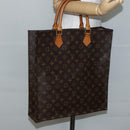 LOUIS VUITTON Monogram Sac Plat Hand Bag M51140 LV Auth 143141-19