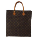 LOUIS VUITTON Monogram Sac Plat Hand Bag M51140 LV Auth 143141-13
