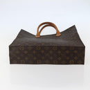 LOUIS VUITTON Monogram Sac Plat Hand Bag M51140 LV Auth 143141-5
