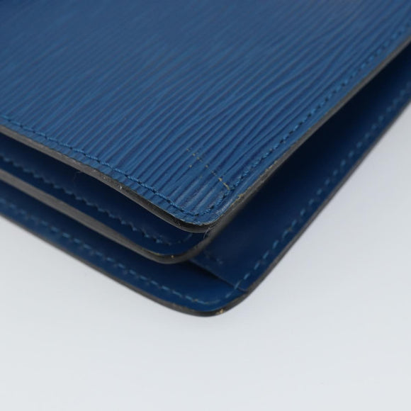 LOUIS VUITTON Epi Concorde Hand Bag Blue M52135 LV Auth 143145