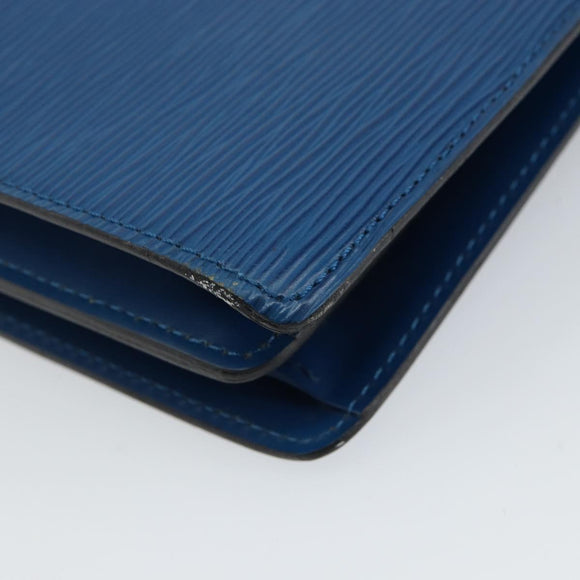 LOUIS VUITTON Epi Concorde Hand Bag Blue M52135 LV Auth 143145