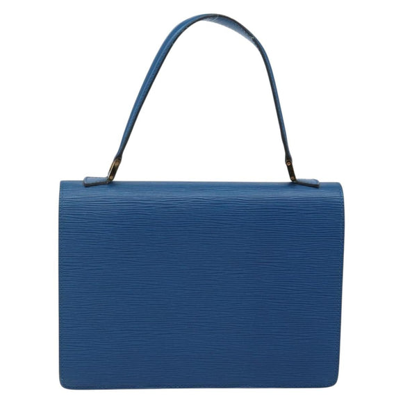 LOUIS VUITTON Epi Concorde Hand Bag Blue M52135 LV Auth 143145