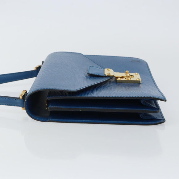 LOUIS VUITTON Epi Concorde Hand Bag Blue M52135 LV Auth 143145