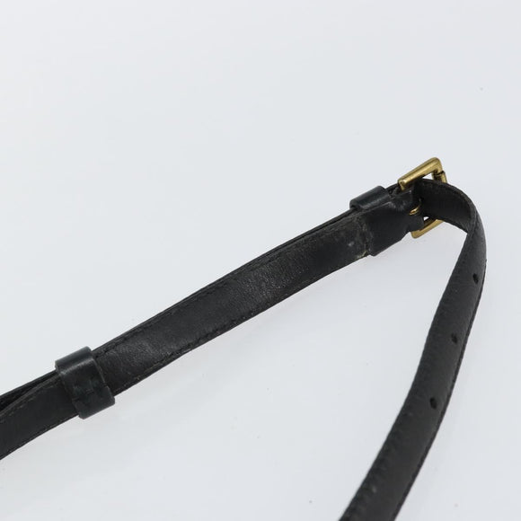 LOUIS VUITTON Epi Jeune Fille MM Shoulder Bag Black M52152 LV Auth 143146