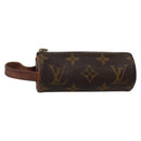 LOUIS VUITTON Monogram Etui 3 Ball de Golf Pouch M58249 LV Auth 143151-1