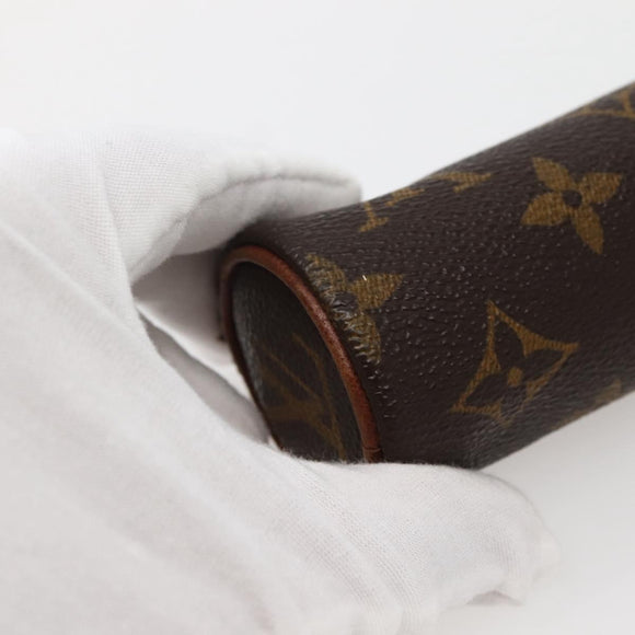 LOUIS VUITTON Monogram Etui 3 Ball de Golf Pouch M58249 LV Auth 143151