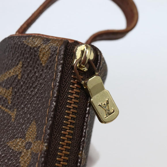 LOUIS VUITTON Monogram Etui 3 Ball de Golf Pouch M58249 LV Auth 143151