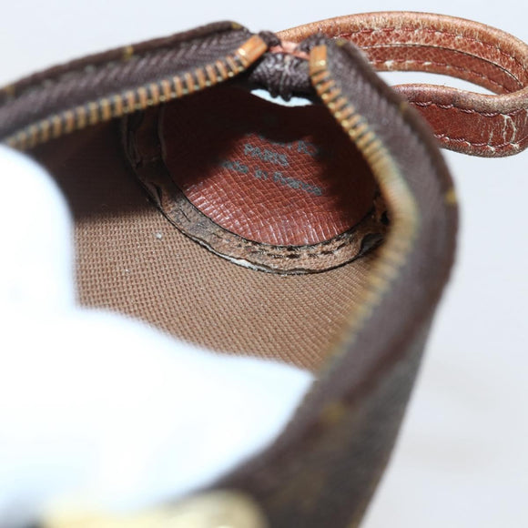 LOUIS VUITTON Monogram Etui 3 Ball de Golf Pouch M58249 LV Auth 143151