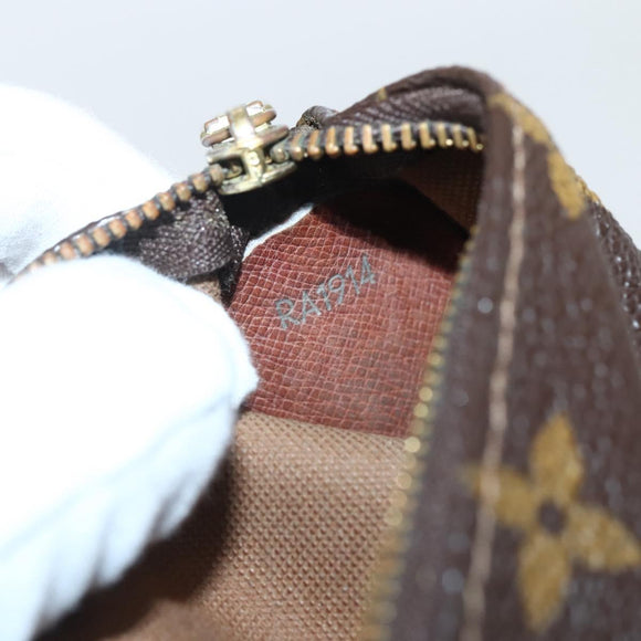 LOUIS VUITTON Monogram Etui 3 Ball de Golf Pouch M58249 LV Auth 143151