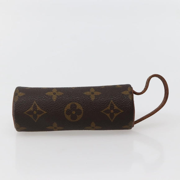 LOUIS VUITTON Monogram Etui 3 Ball de Golf Pouch M58249 LV Auth 143151