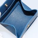 LOUIS VUITTON Epi Porte Monnaie Boite Coin Purse Blue M63695 LV Auth 143153V-9
