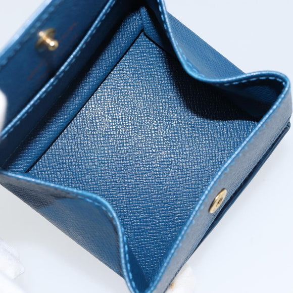 LOUIS VUITTON Epi Porte Monnaie Boite Coin Purse Blue M63695 LV Auth 143153V