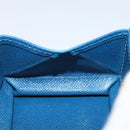 LOUIS VUITTON Epi Porte Monnaie Boite Coin Purse Blue M63695 LV Auth 143153V-11