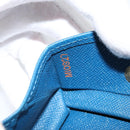 LOUIS VUITTON Epi Porte Monnaie Boite Coin Purse Blue M63695 LV Auth 143153V-12