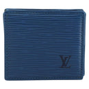 LOUIS VUITTON Epi Porte Monnaie Boite Coin Purse Blue M63695 LV Auth 143153V-13